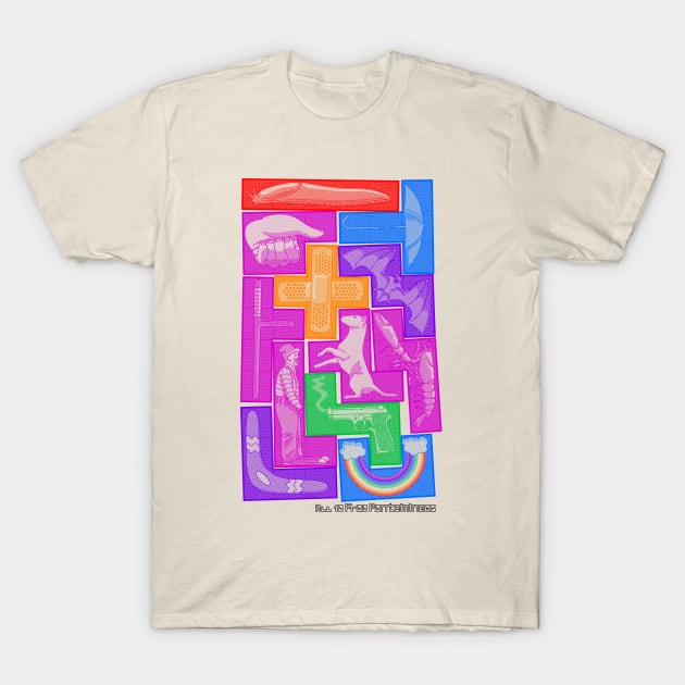 All 12 Free Hexominoes T-Shirt by cart00nlion